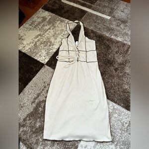 Windsor Lace Up Dress; size S